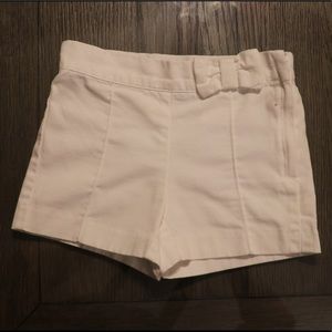 Janie & Jack White Cotton Shorts 2T
